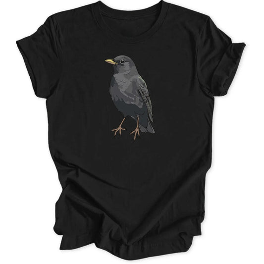 Watercolor Starling - Black