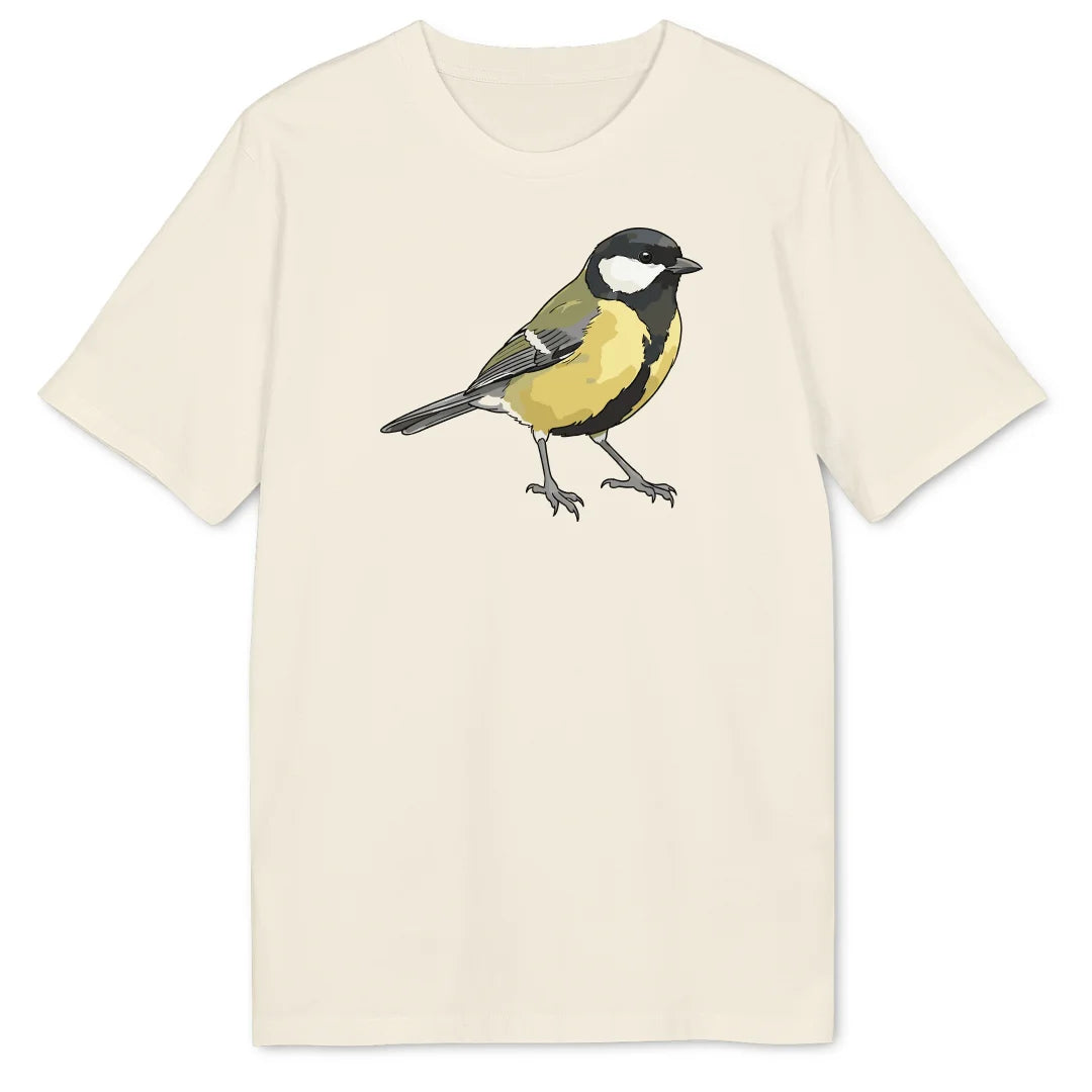 Watercolor Great Tit - Natural Raw