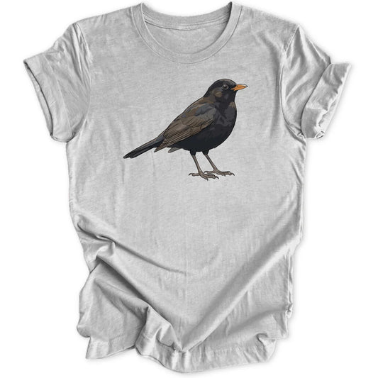 Watercolor Blackbird - Sport Grey