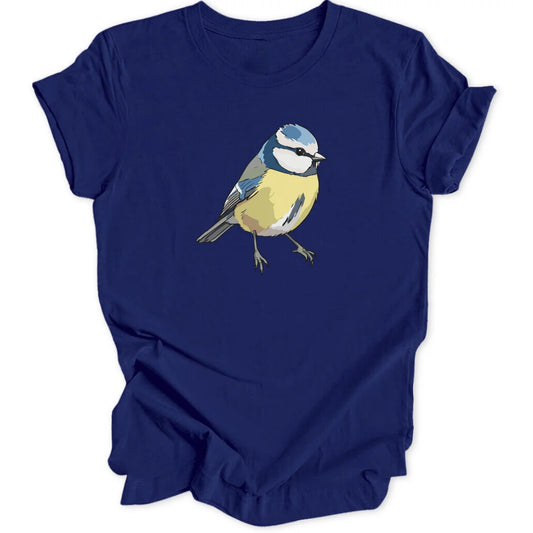 Watercolor Blue Tit - Navy