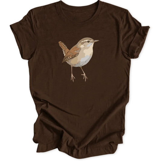 Watercolor Wren - Dark Chocolate
