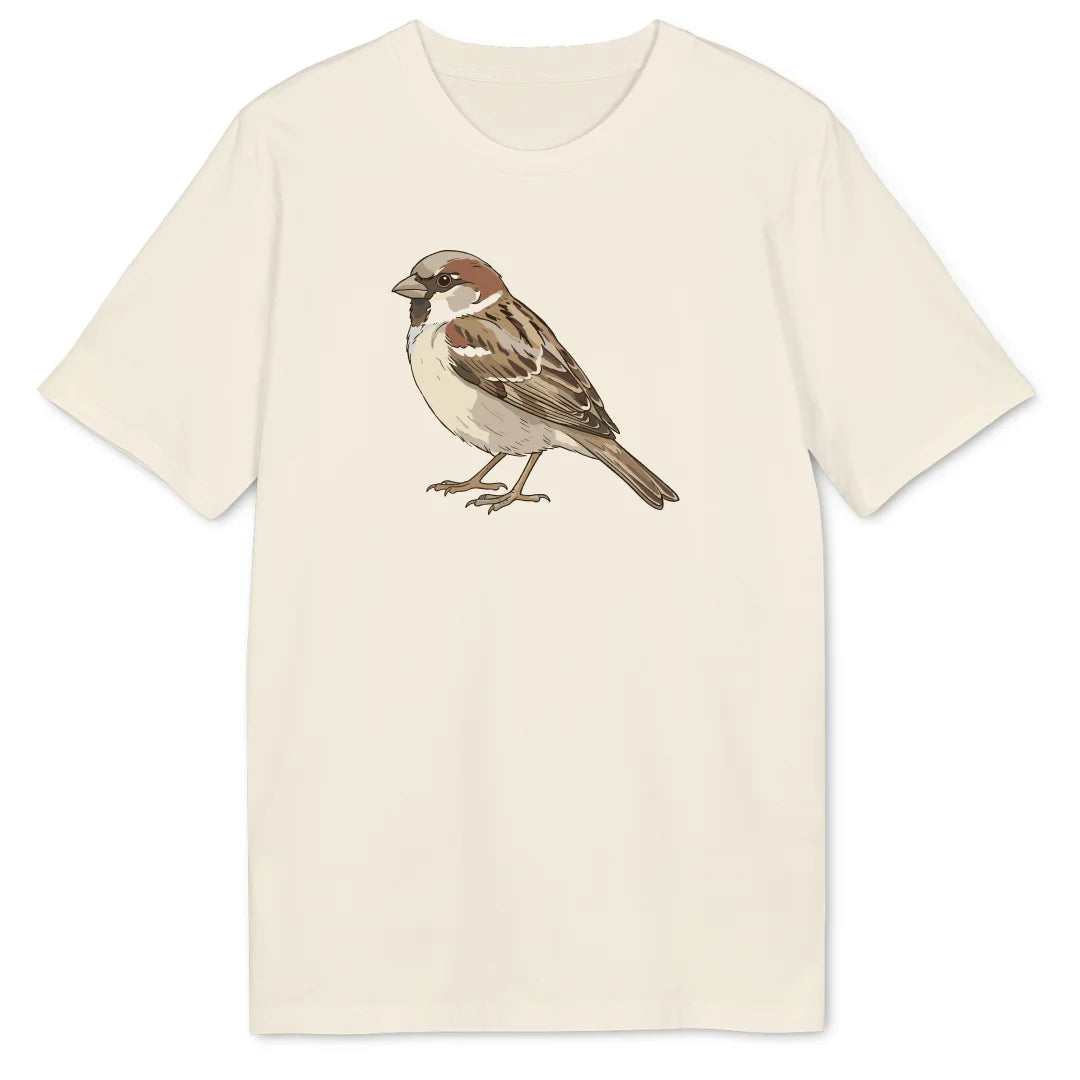 Watercolor Sparrow - Natural Raw