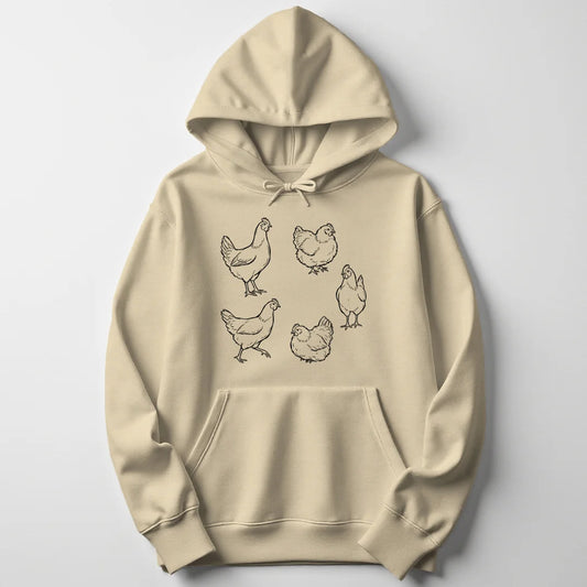 Chicken Sketch - Sand