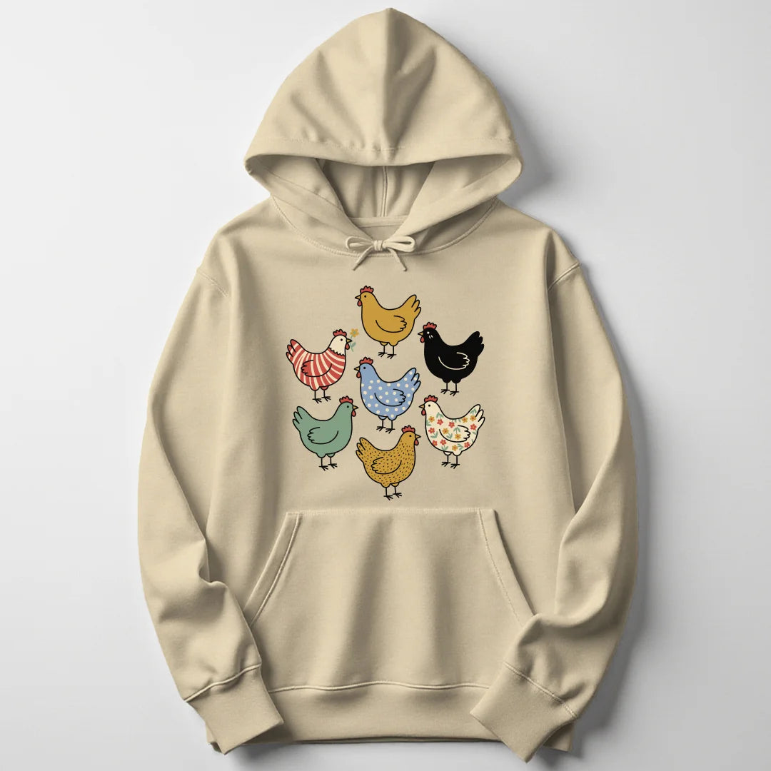 Chicken Pattern - Sand