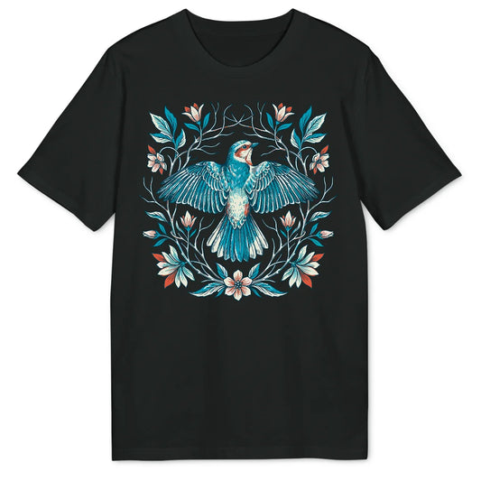 Floral Wings - Black