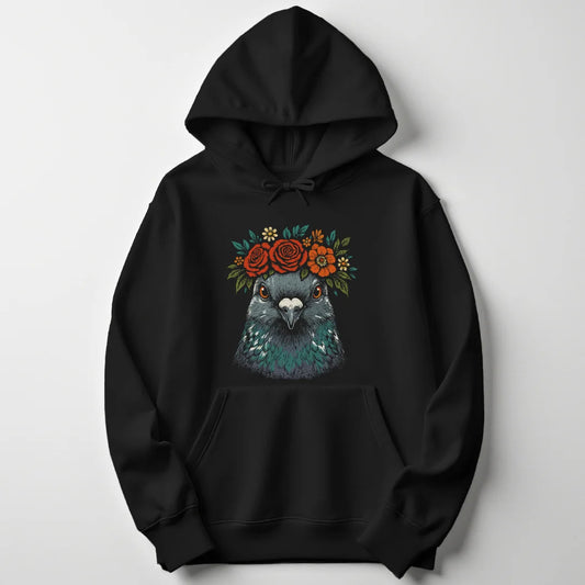 Floral Pigeon - Black