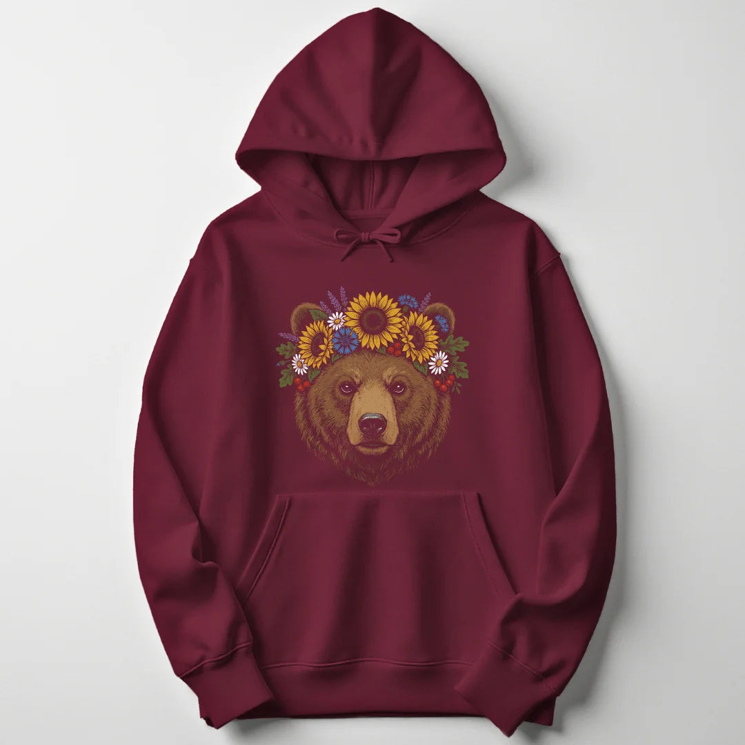 Kahlo Bear - Maroon