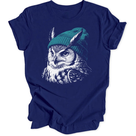 Beanie Owl - Navy