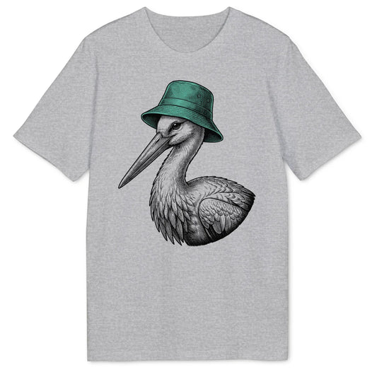 Bucket Hat Stork - Heather Grey