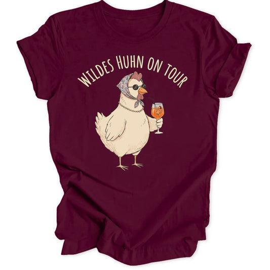 Huhn On Tour - Maroon