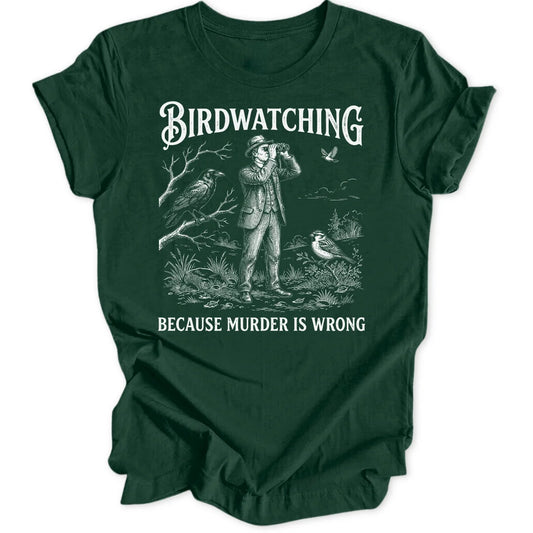 Birdwatching Joke - Bosgroen