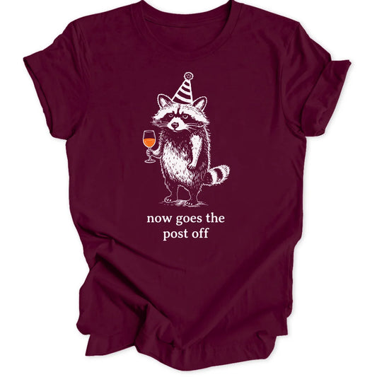Post Raccoon - Maroon