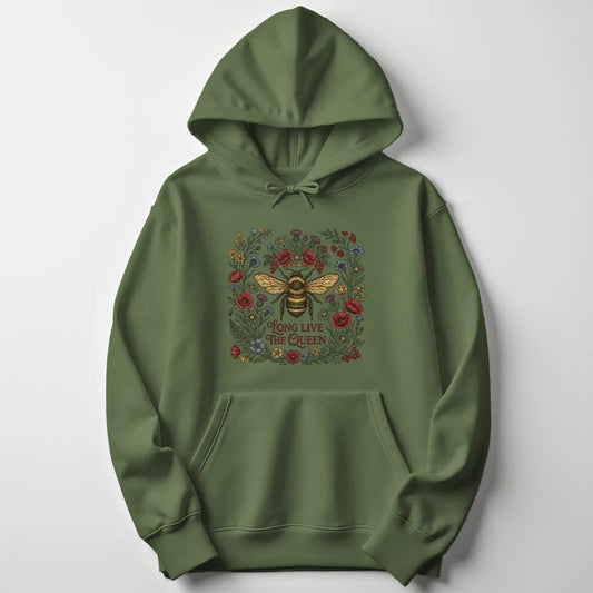 Floral Queen - Military Green