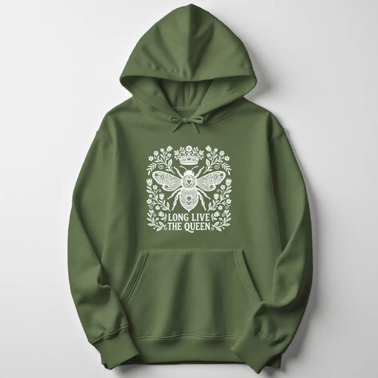 Folk Art Bee - Military Green