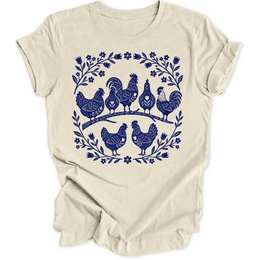Folk Art Chicks - Naturel