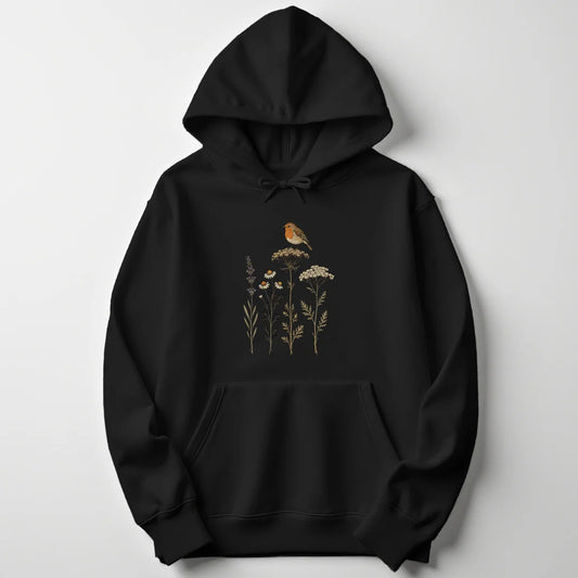 Wildflower Robin - Black