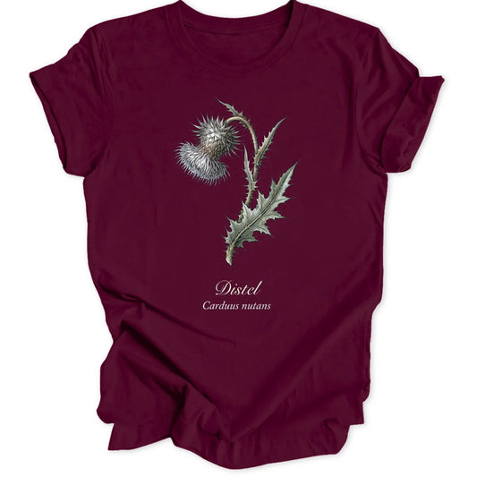Thistle Study - Maroon