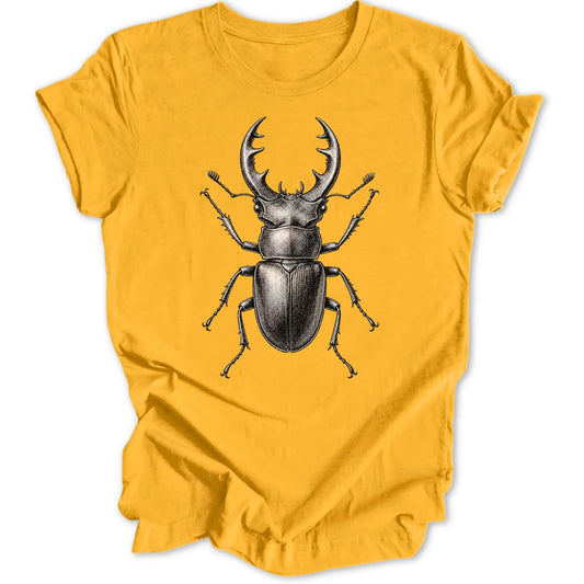 Stag Beetle - Gold