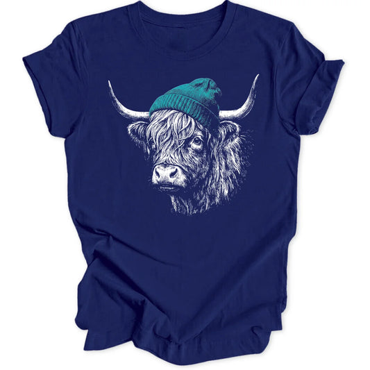 Beanie Cow - Navy