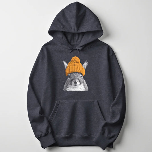 Beanie Squirrel - Dark Heather