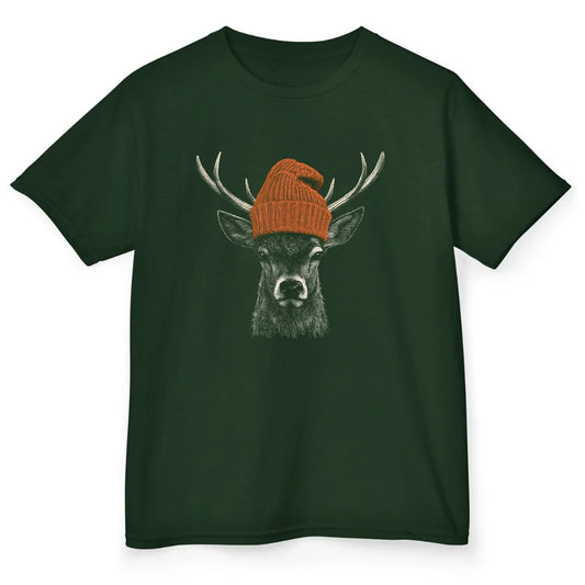 Beanie Stag - Forest Green
