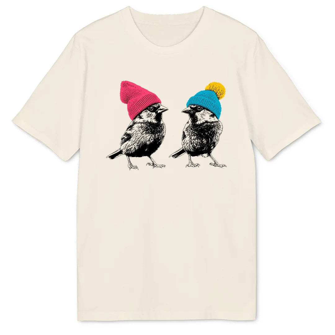 Beanie Sparrows Two - Natural Raw