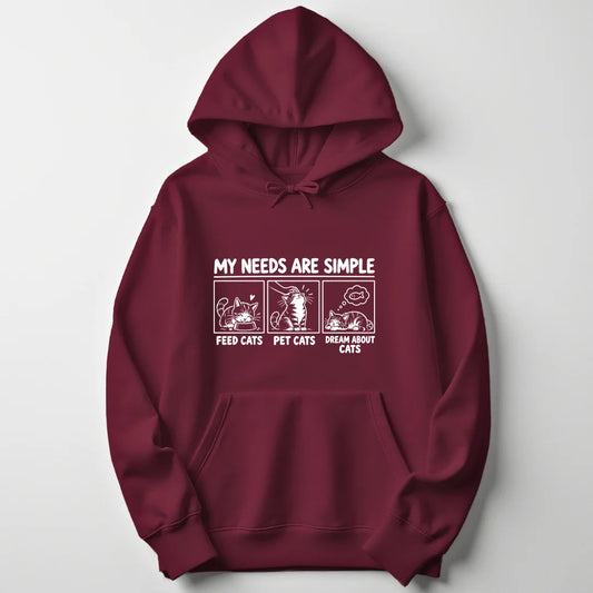 Cat Needs - Maroon