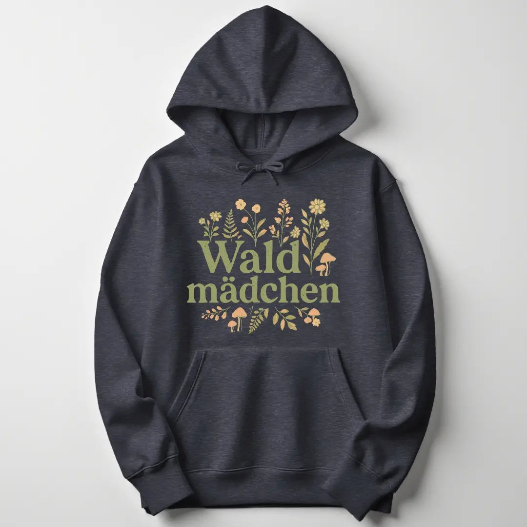 Waldmädchen Blumig Unisex Hoodie