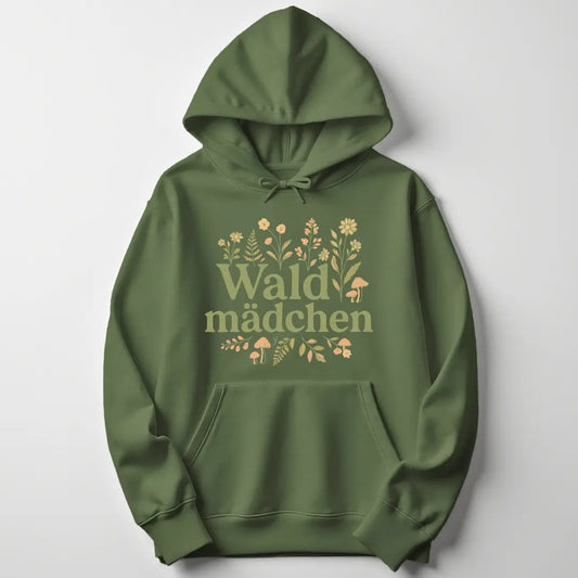 Waldmädchen Blumig Unisex Hoodie