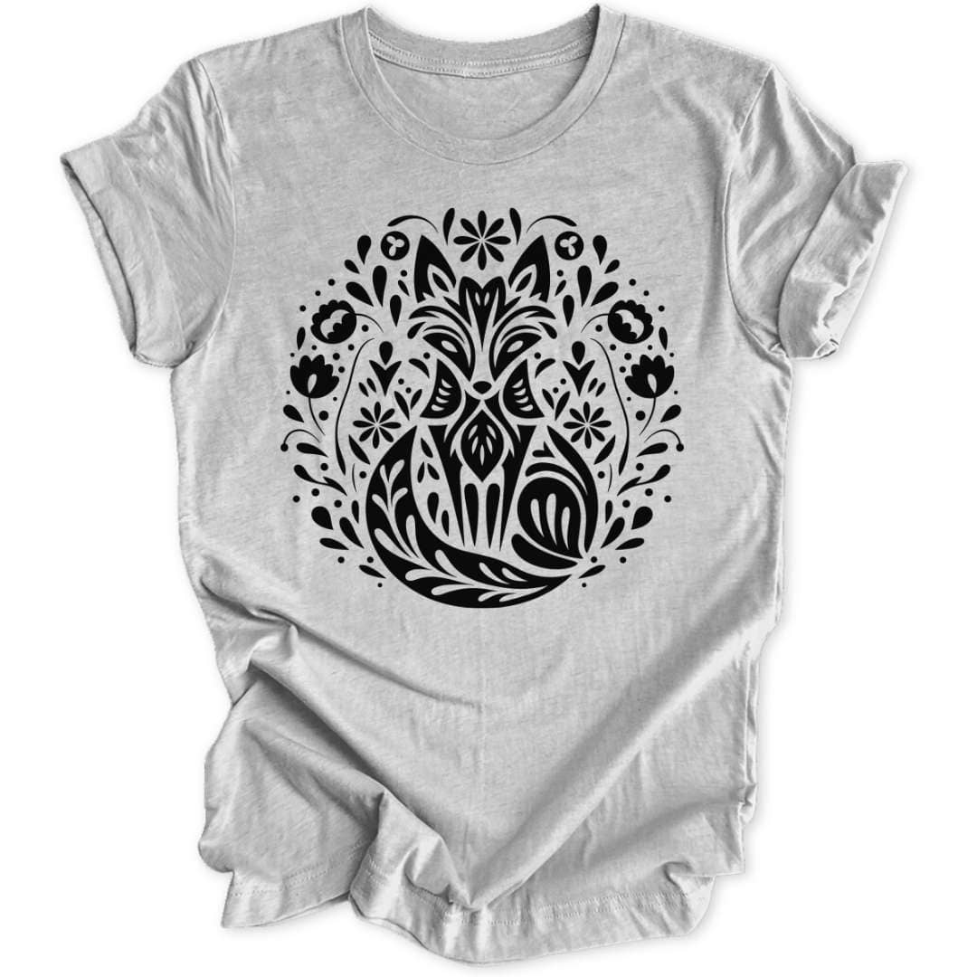 Abstrakter Fuchs Unisex T-Shirt T-Shirt Sport Grey / S