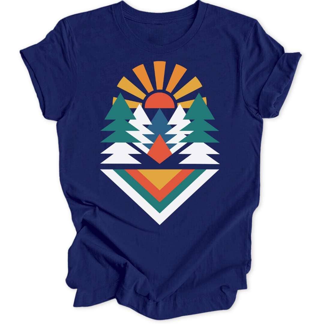 Abstrakter Wald Unisex T-Shirt - Wild Spirit