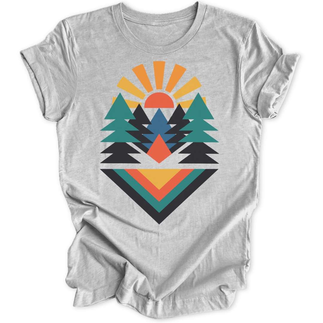 Abstrakter Wald Unisex T-Shirt - Wild Spirit