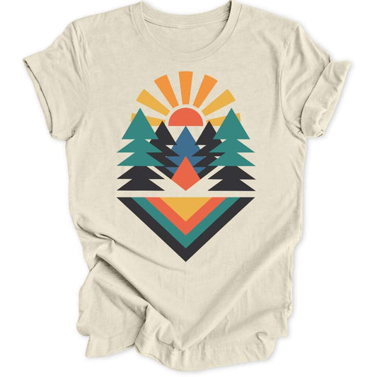 Abstrakter Wald Unisex T-Shirt - Wild Spirit