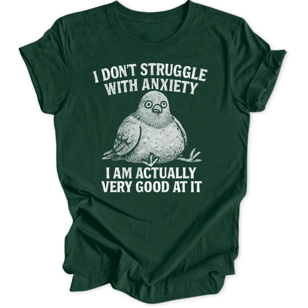 Anxiety Pigeon Unisex T-Shirt - Wild Spirit