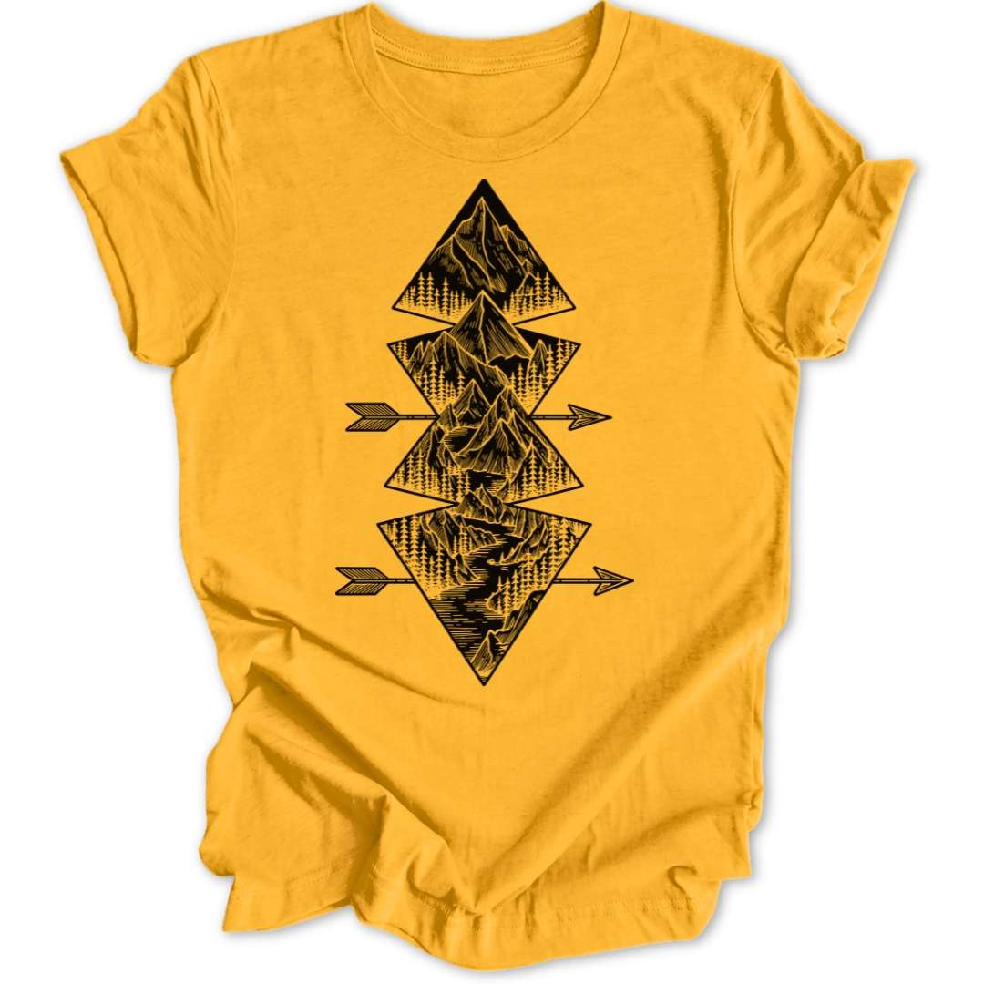 Arrow Mountains Unisex T-Shirt - Wild Spirit