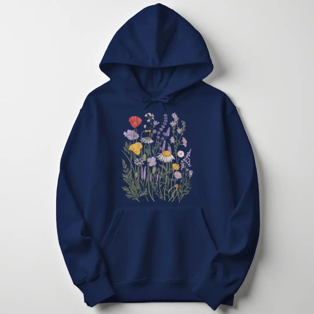 Art Nouveau Flowers Unisex Hoodie - Wild Spirit