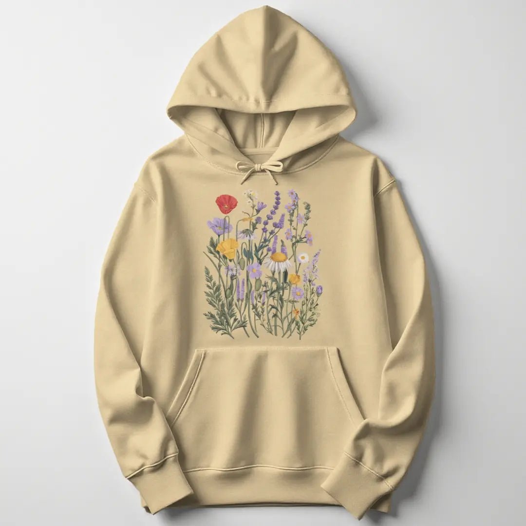 Art Nouveau Flowers Unisex Hoodie - Wild Spirit
