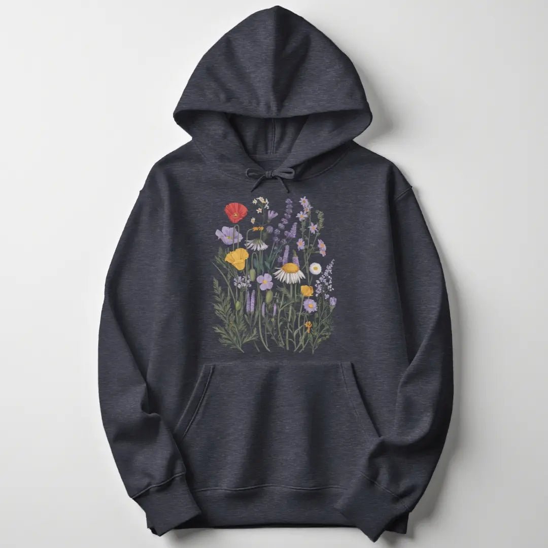 Art Nouveau Flowers Unisex Hoodie - Wild Spirit