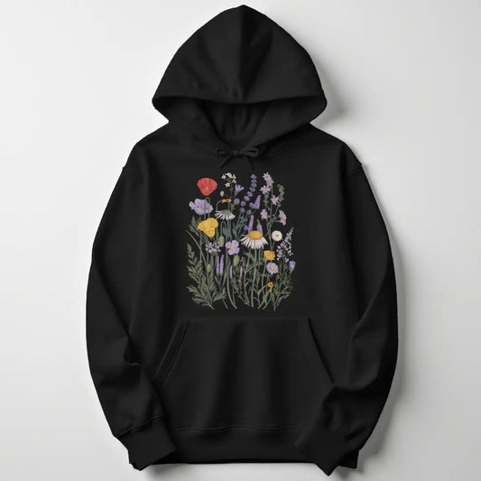 Art Nouveau Flowers Unisex Hoodie - Wild Spirit