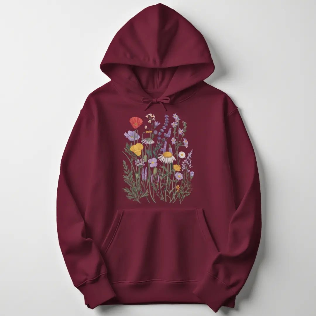 Art Nouveau Flowers Unisex Hoodie - Wild Spirit
