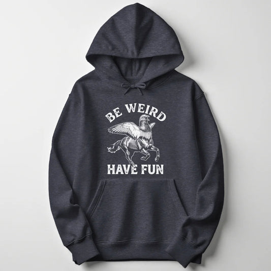 Be weird pigeon Unisex Hoodie - Wild Spirit
