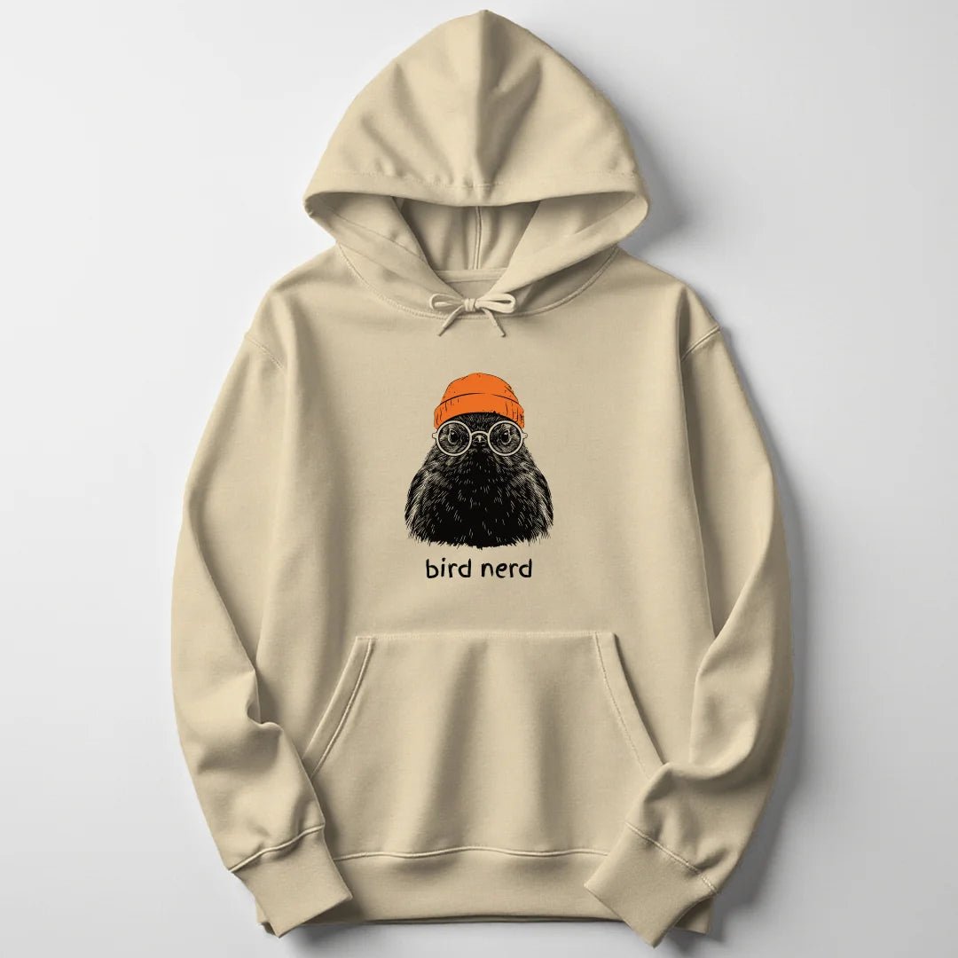 Beanie Bird Nerd Unisex Hoodie - Wild Spirit