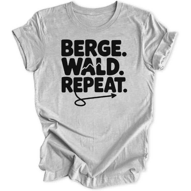 Berge Wald Repeat Unisex T-Shirt - Wild Spirit