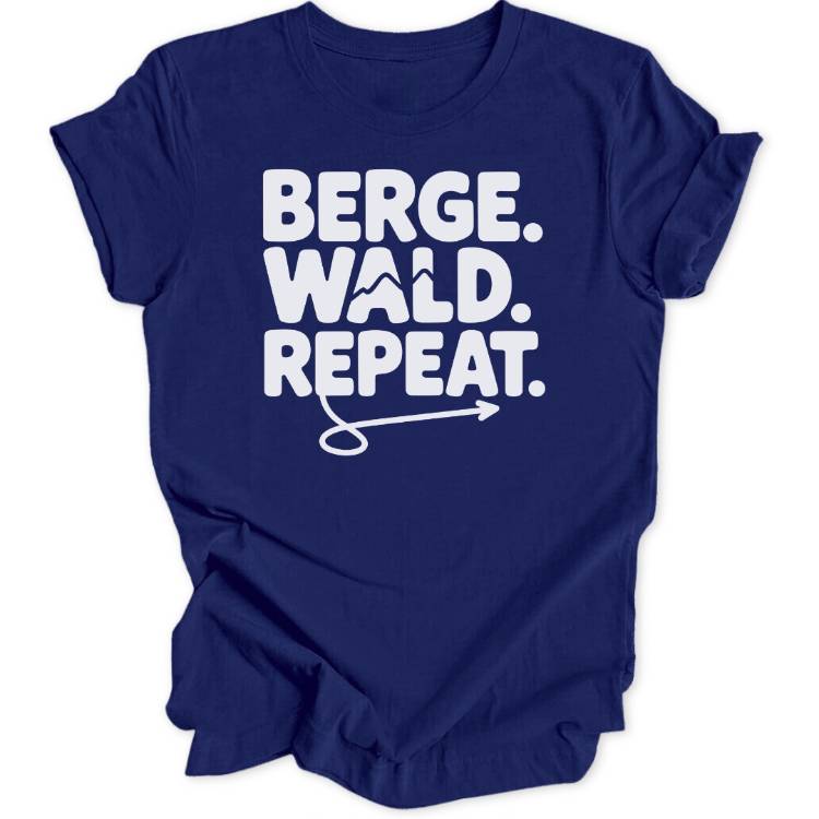 Berge Wald Repeat Unisex T-Shirt - Wild Spirit