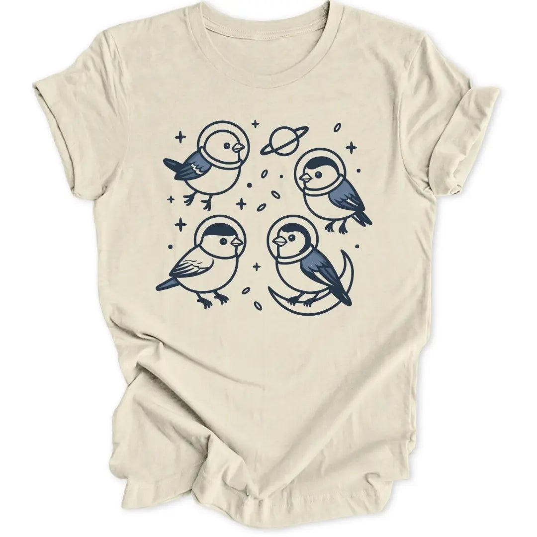 Birds In Space Unisex T-Shirt - Wild Spirit