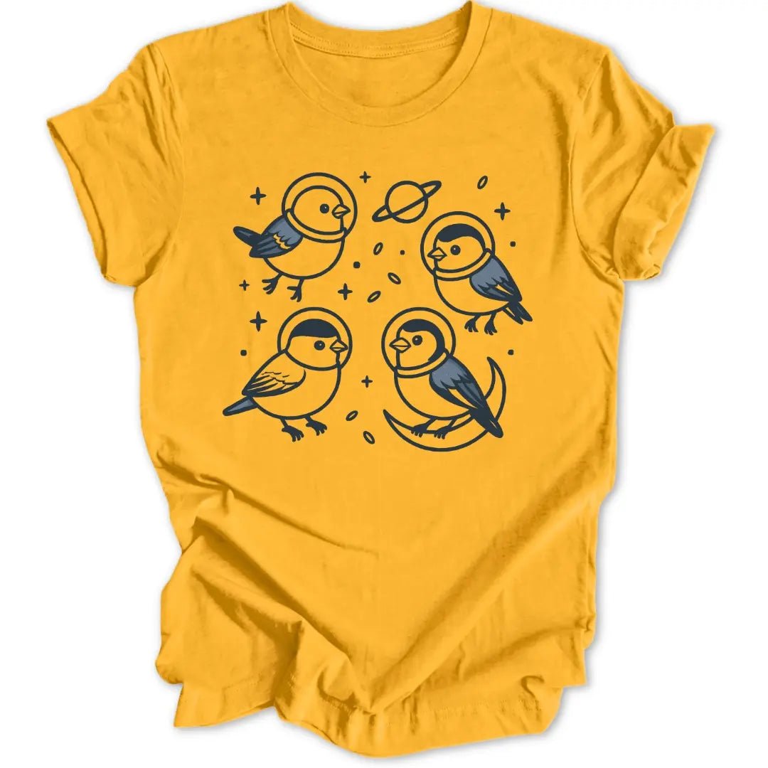 Birds In Space Unisex T-Shirt - Wild Spirit