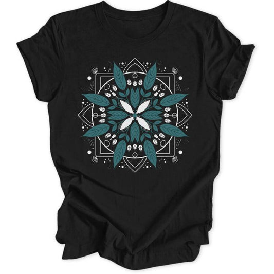 Blatt Mandala Unisex T-Shirt - Wild Spirit
