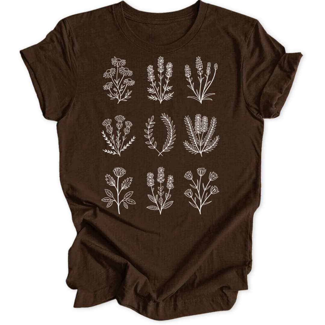 Blooming Grid Unisex T-Shirt - Wild Spirit