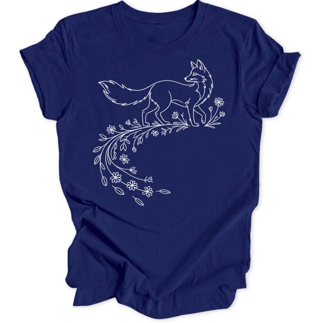 Blumen Fuchs Unisex T-Shirt - Wild Spirit