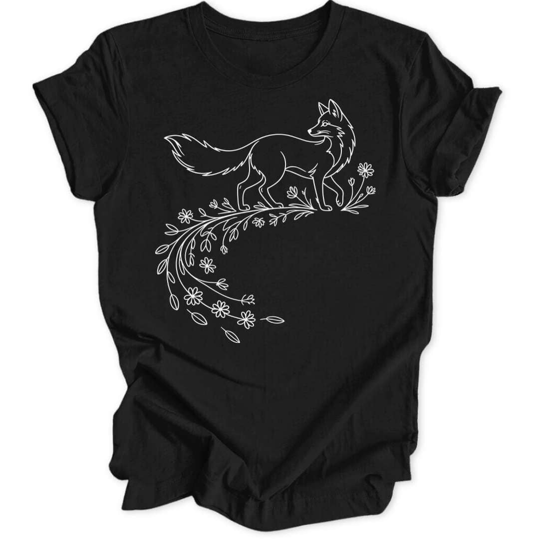 Blumen Fuchs Unisex T-Shirt - Wild Spirit